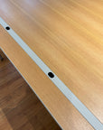 HAY New Order Schreibtisch - Doppelt 150x150 hellgrau