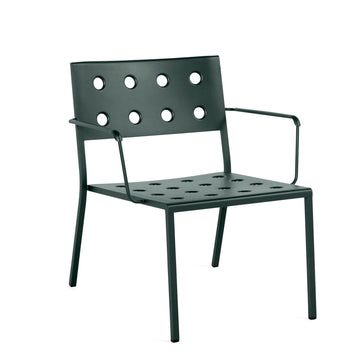 HAY Balcony Lounge Chair - MIT Armlehne - dark Forest - Ausstellungsstück SALE