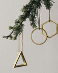 ferm Living Brass Ornament Triangle