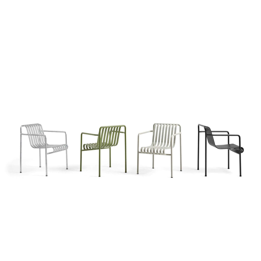 HAY Palissade Dining Armchair Charcoal