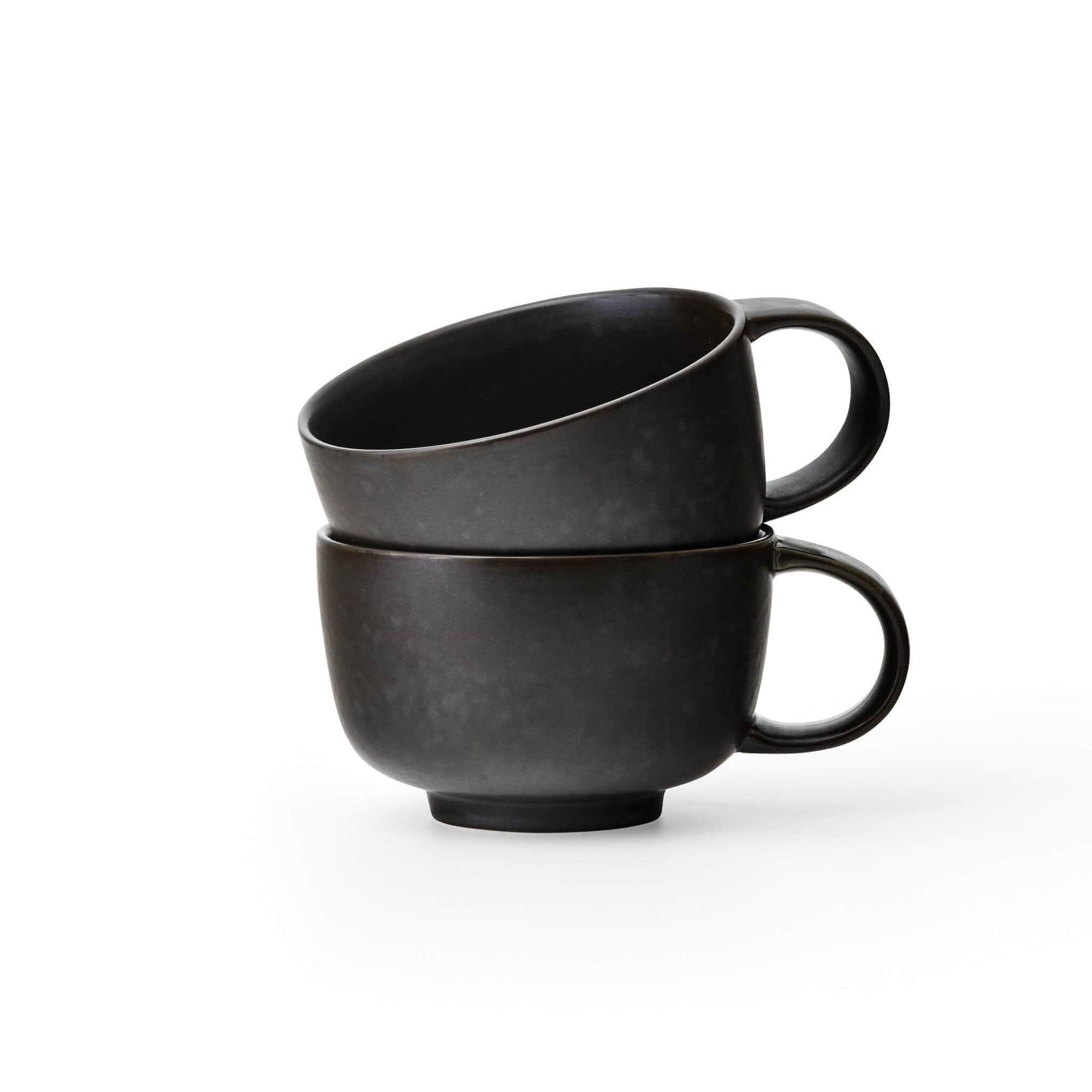 AUDO New Norm Cup mit Henkel - Dark Glazed (2er)