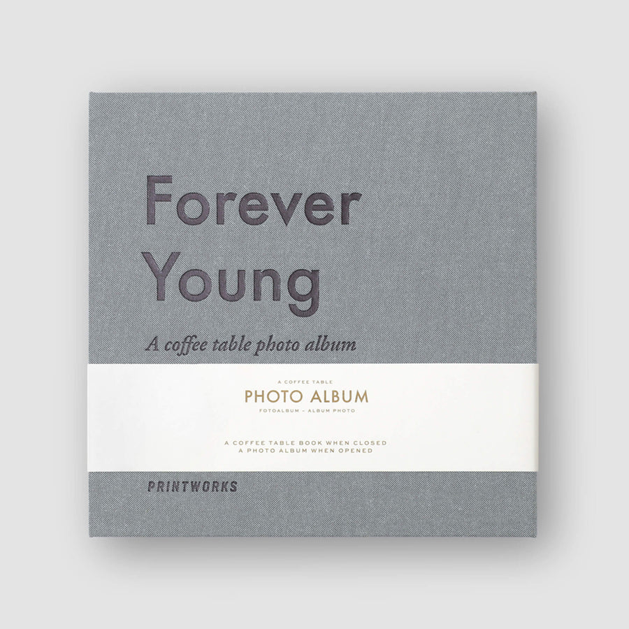 PRINTWORKS Photo Album - Forever Young Grau (S)