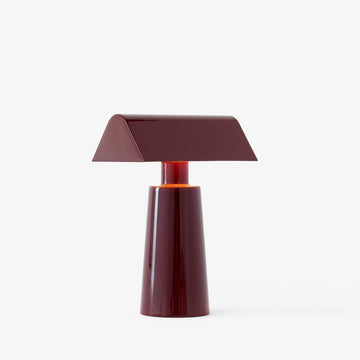 &Tradition Caret Portable table lamp - USB - Dark Burgundy